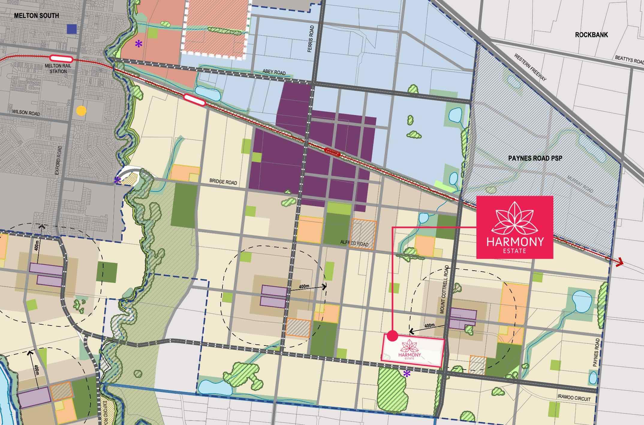 Harmony Estate - Strathtulloh Location map